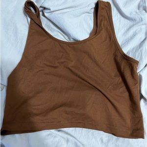 SHEIN black and cream crop
